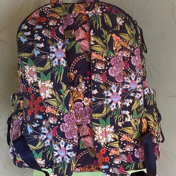 VERA BRADLEY STAR WARS BANCROFT BACKPACK:NWT POWER THE FORCE FLORAL main image 12